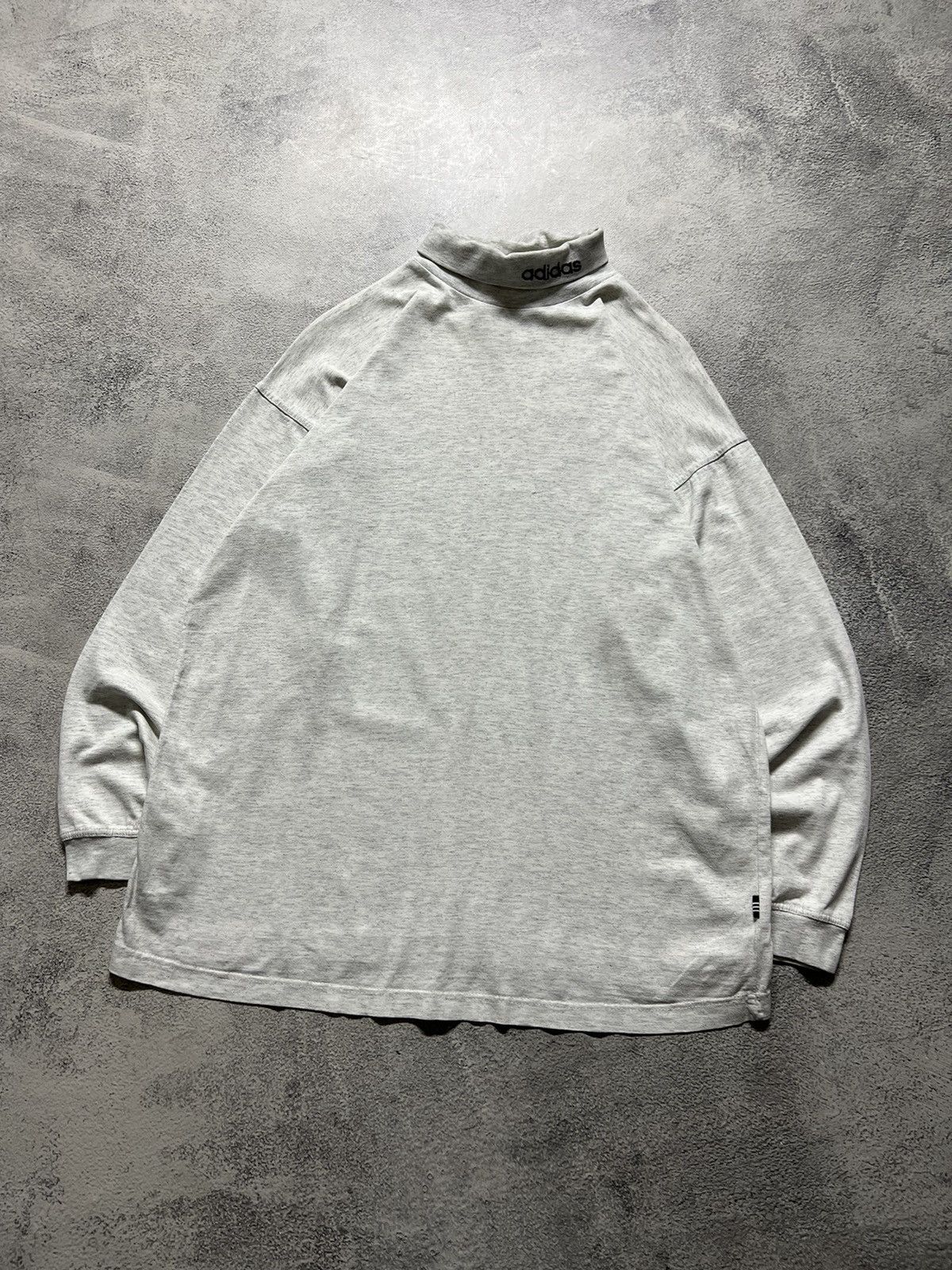 Vintage Vintage Y2k Adidas 🩶 Mock Neck Long Sleeve 90’s Size US M / EU 48-50 / 2 - 6 Thumbnail