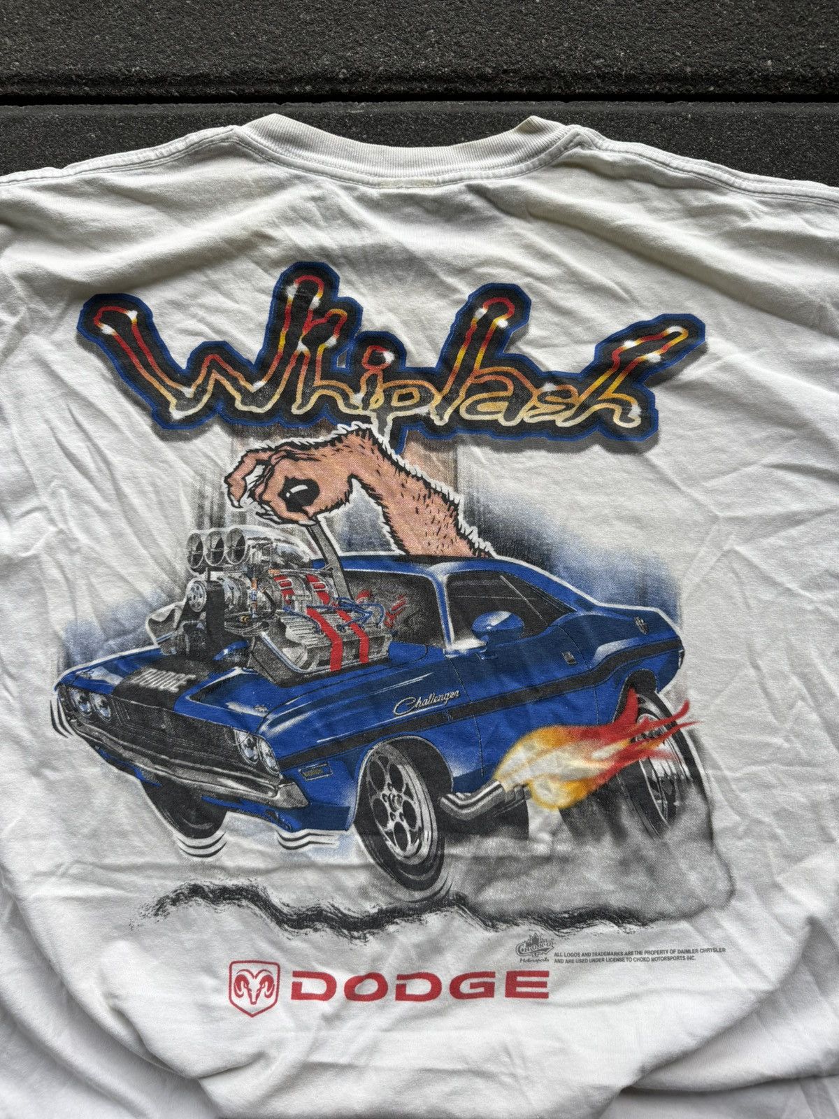 Vintage Vintage "Whiplash" Tee Size US XL / EU 56 / 4 - 4 Thumbnail