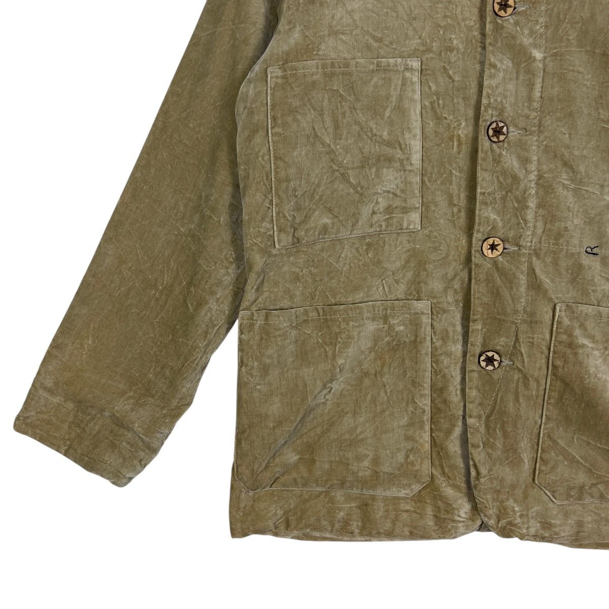 45rpm R 45RPM VELVET CHORE JACKET MADE IN JAPAN SIZE L Size US L / EU 52-54 / 3 - 8 Thumbnail