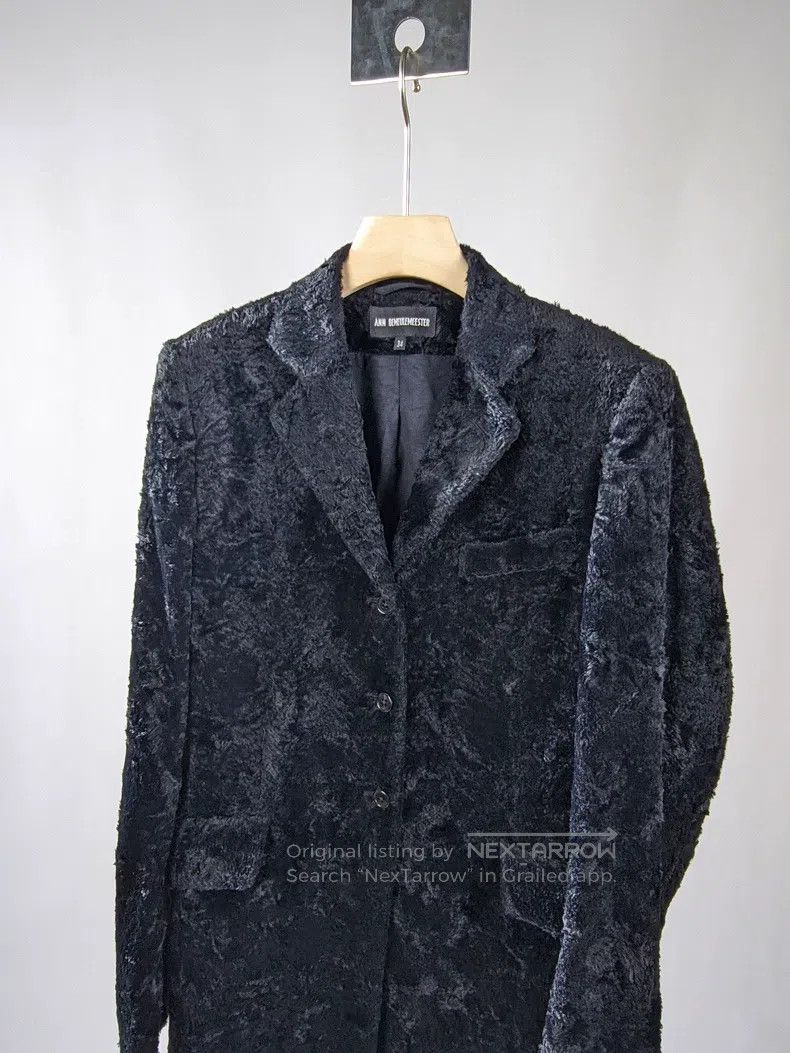 Ann Demeulemeester Ann Demeulemeester Women's Velvet Jacket, Trench Coat Size M / US 6-8 / IT 42-44 - 3 Thumbnail