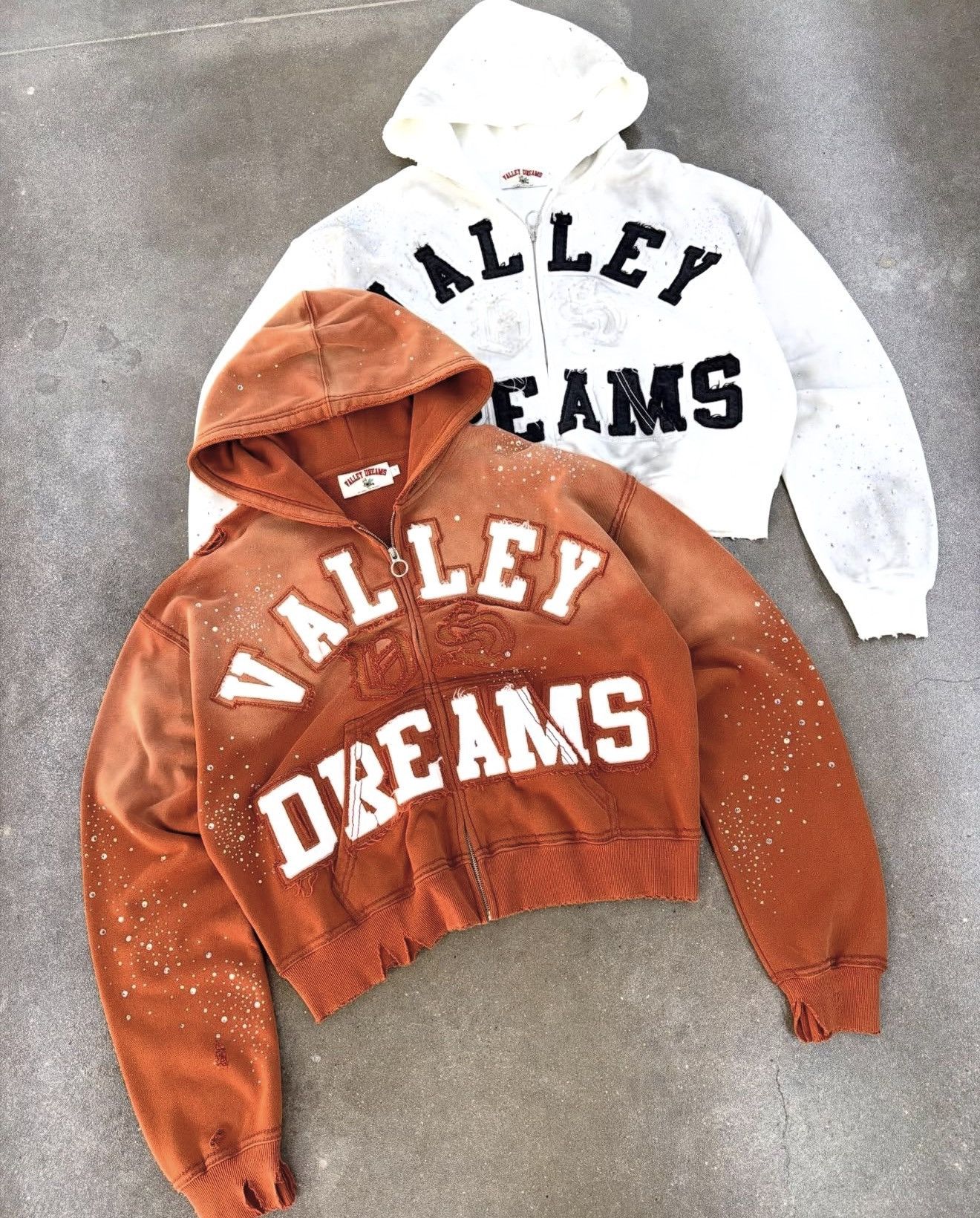 Vale Vale Forever Orange Classico Zip Up Hoodie Dreams Size US M / EU 48-50 / 2 - 1 Thumbnail
