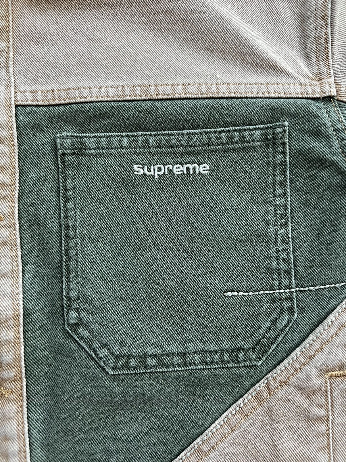 Supreme Supreme 2-Tone Paneled Denim Jacket "Brown" Medium Size US M / EU 48-50 / 2 - 8 Thumbnail