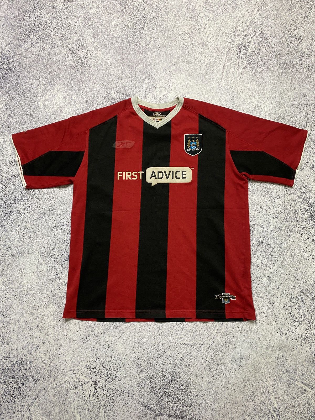 Reebok × Vintage Manchester City 2003 2004 Away Football Soccer Shirt Jersey Size US L / EU 52-54 / 3 - 1 Thumbnail