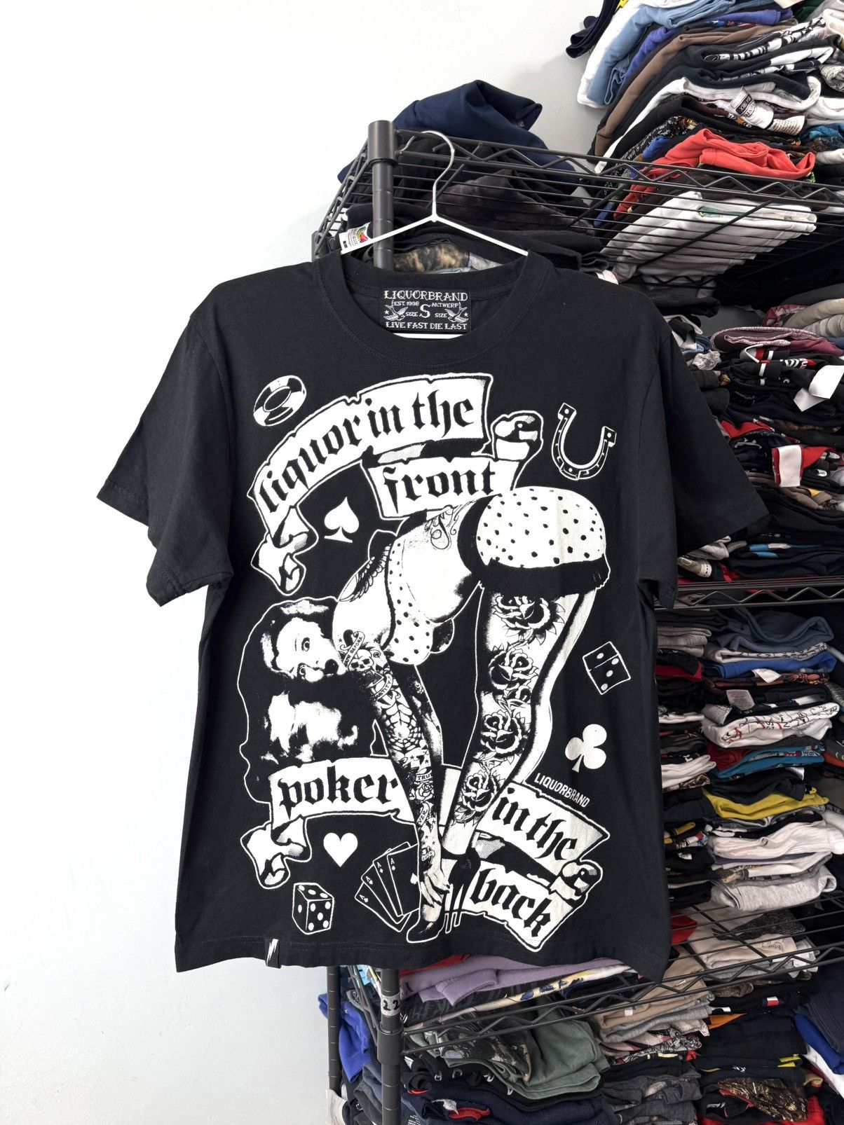Ed Hardy Vintage Tattooed Sexy Girl T Shirt Casino Pocker Size US S / EU 44-46 / 1 - 1 Thumbnail