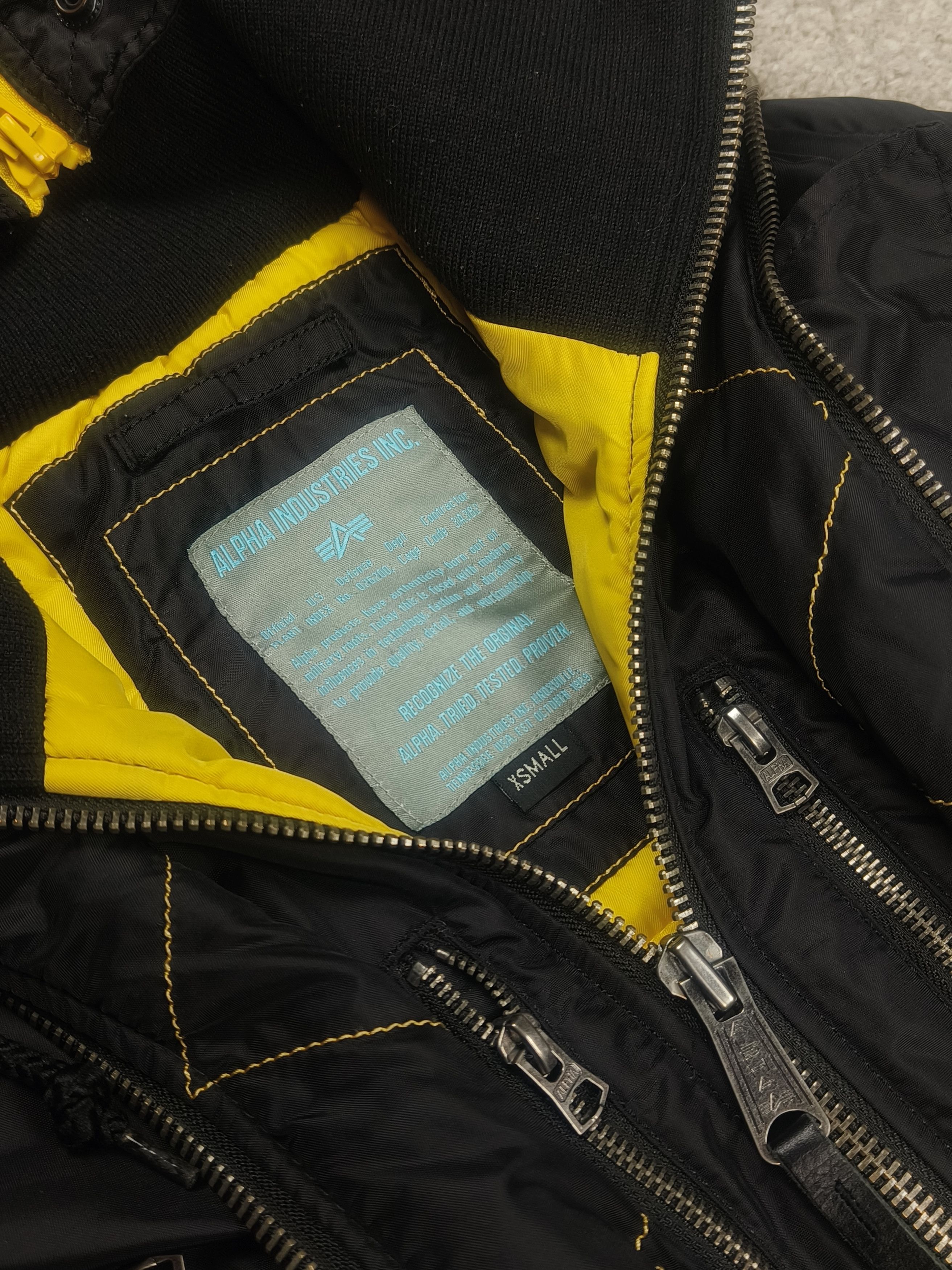 Alpha Industries Alpha Industries Preflight Planning System Two Zips Jacket Size XS / US 0-2 / IT 36-38 - 4 Thumbnail