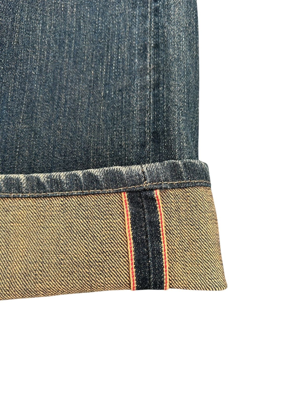 Kapital RUSTY VINTAGE EDWIN 505Z SELVEDGE MUDWASH FADED DENIM JEANS Size US 30 / EU 46 - 4 Thumbnail
