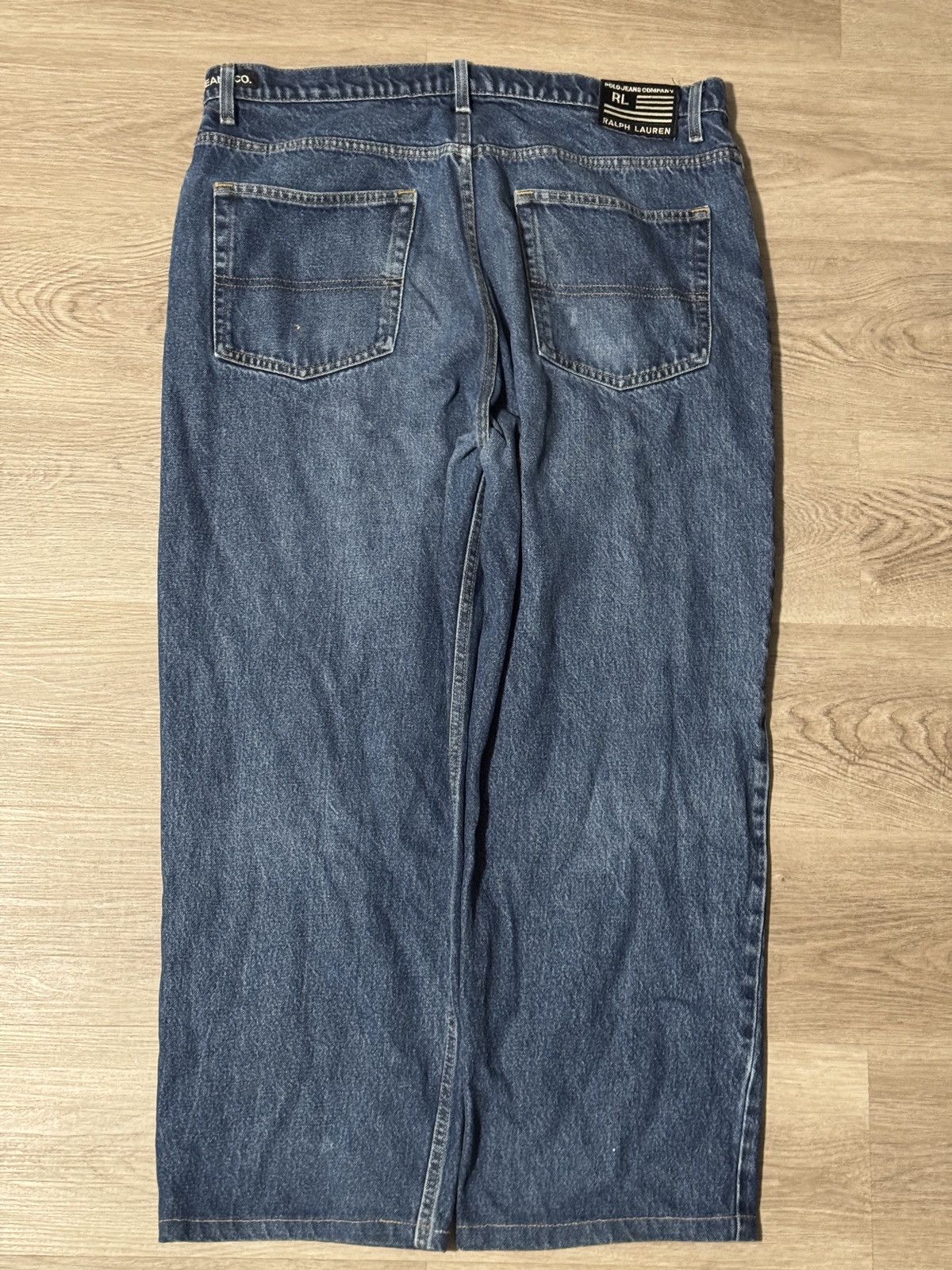 Polo Ralph Lauren 38x32 baggy polo jeans Size US 38 / EU 54 - 2 Thumbnail