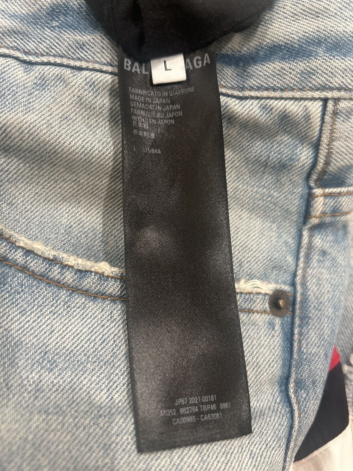 Balenciaga Balenciaga AW21 afterworld Slashed Denim Size US 32 / EU 48 - 6 Thumbnail