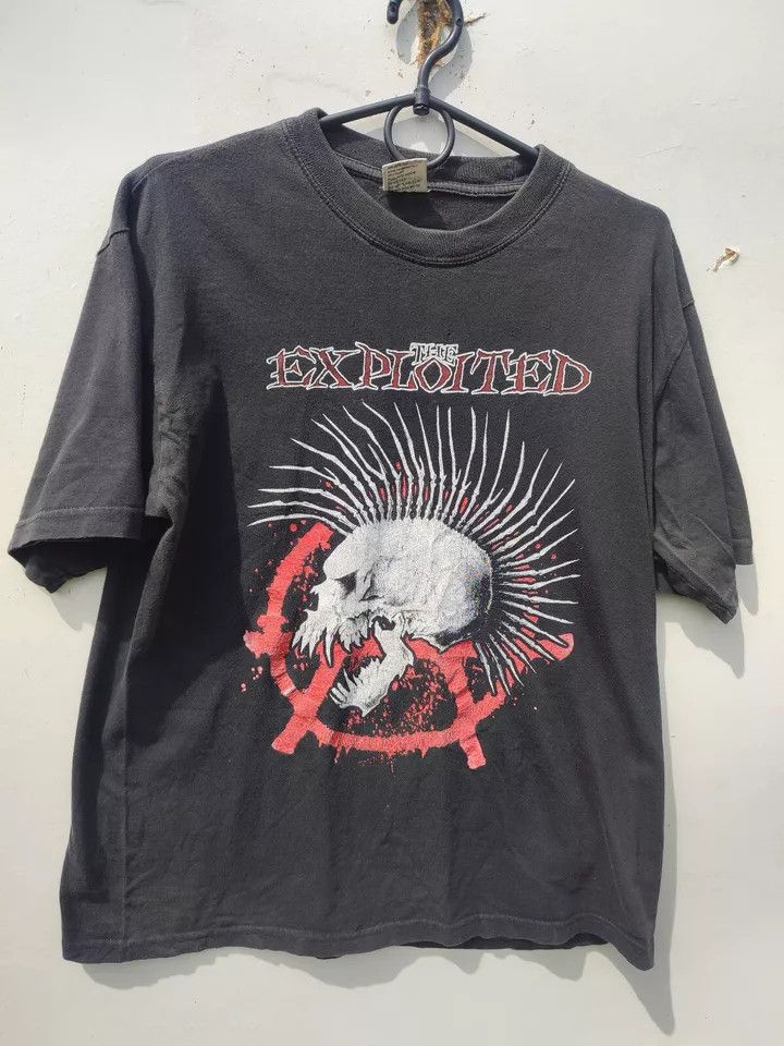 Vintage Rare The Exploited vintage shirt size L Size US L / EU 52-54 / 3 - 1 Thumbnail