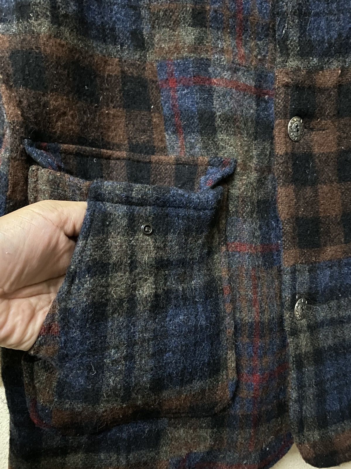 Woolrich Woolen Mills 80s Woolrich Native wool Aztec navajo mexico blanket jacket Size US M / EU 48-50 / 2 - 6 Thumbnail