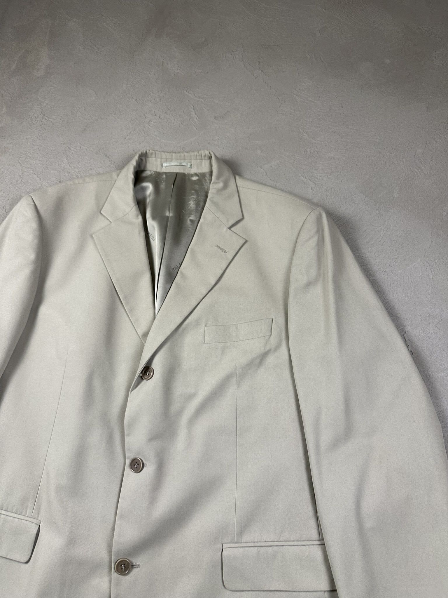 Balmain Vintage Balmain Paris Wool Blazer Size 54R - 7 Thumbnail
