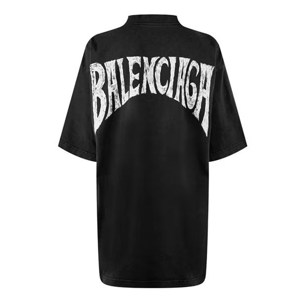 Balenciaga o1g2r1mq0924 T Shirts in Black Size L / US 10 / IT 46 - 2 Thumbnail