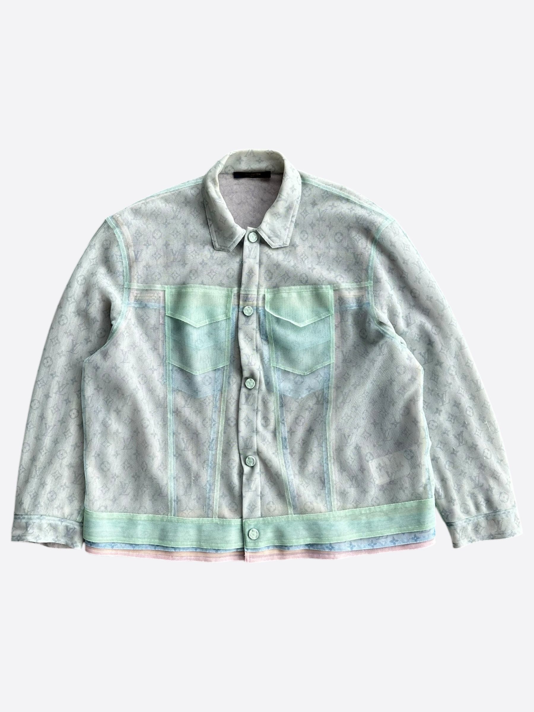 Louis Vuitton Louis Vuitton Multicolor Mesh Tulle Jacket Size US L / EU 52-54 / 3 - 1 Thumbnail
