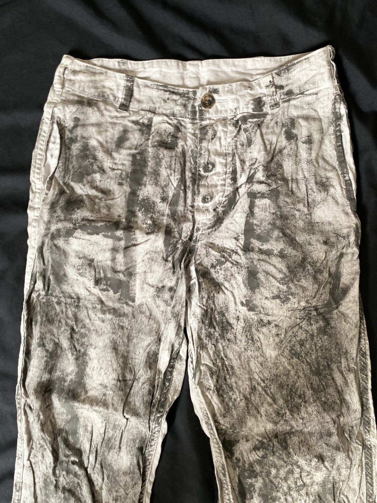 Maison Margiela MHL Trompe l’oil ERD Gallery Dept Style French Trousers Size US 31 - 2 Thumbnail