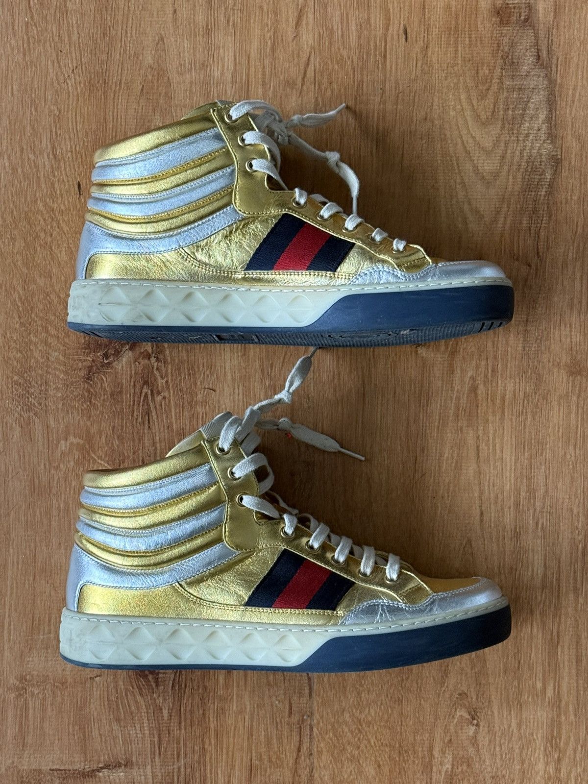 Gucci Gucci High Top Size US 9.5 / EU 42-43 - 1 Thumbnail