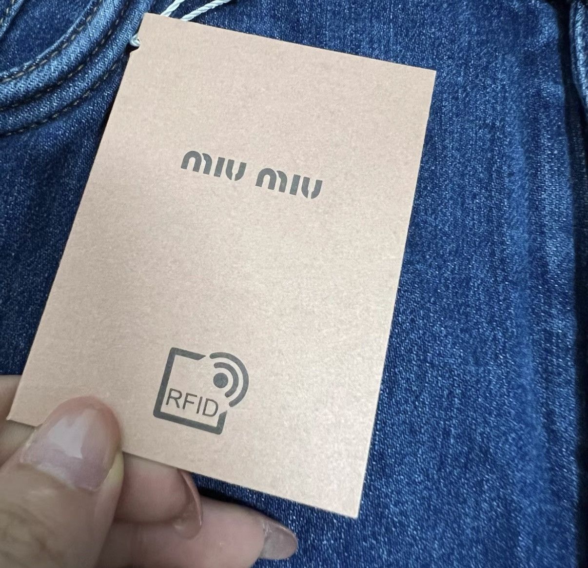 Miu Miu Miu Miu Blue Jeans J41 Size 28" / US 6 / IT 42 - 4 Thumbnail