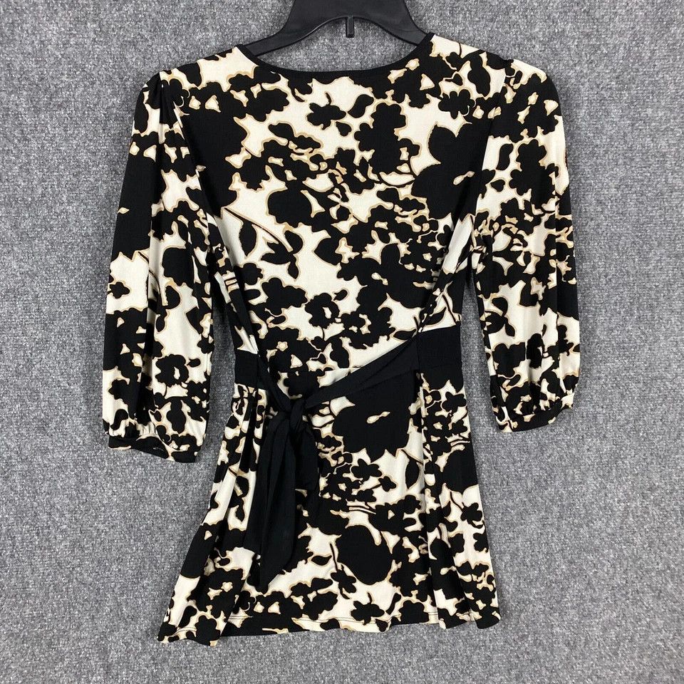 Style & Co Style & Co Blouse Small Women's 3/4 Sleeve Polyester Blend S Size S / US 4 / IT 40 - 7 Thumbnail