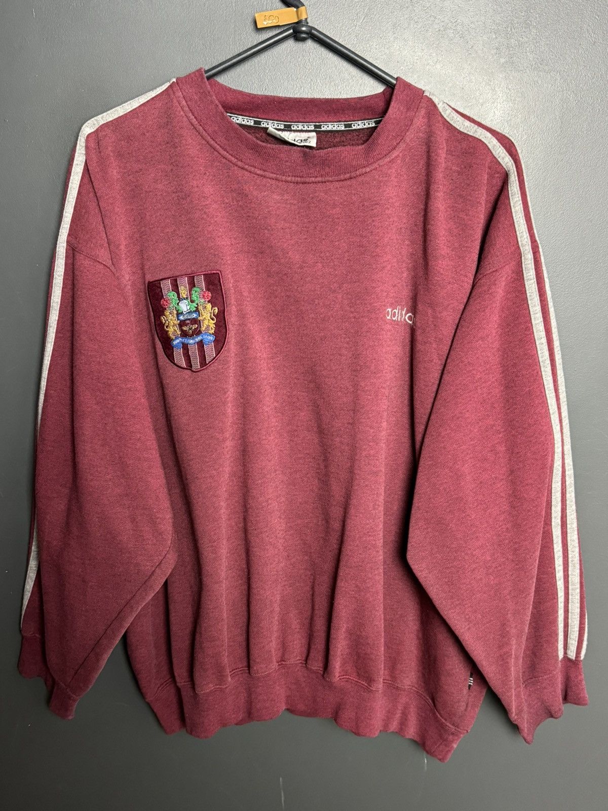 Adidas Vintage Burnley Training Football Sweatshirt Size US L / EU 52-54 / 3 - 1 Thumbnail