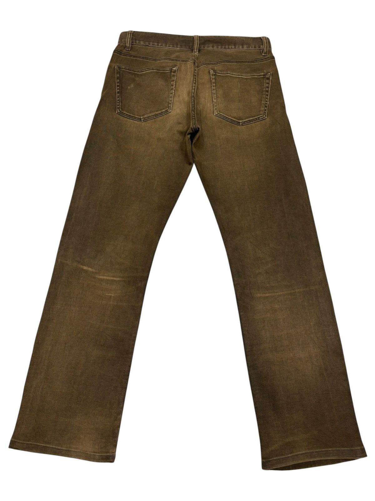 14th Addiction RUSTY BROWN VINTAGE ALDELIO DISTRESSED BROWN PANTS Size US 32 / EU 48 - 2 Thumbnail