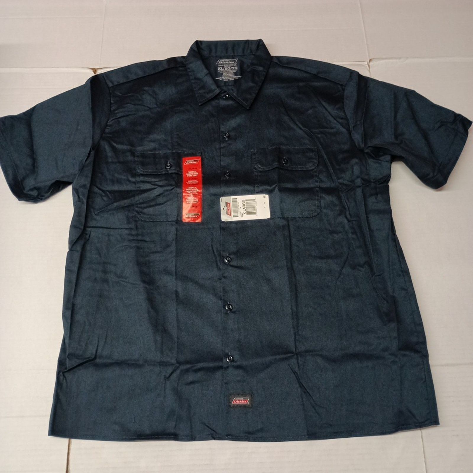 Dickies Dickies Essential Work Shirt Men's Size XL Blue Temp Control Size US XL / EU 56 / 4 - 1 Thumbnail