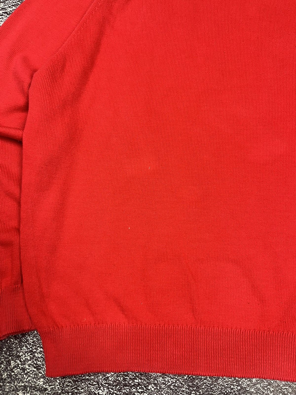 Burberry Vintage Burberrys Wool Sweater Red Size US XXL / EU 58 / 5 - 4 Thumbnail