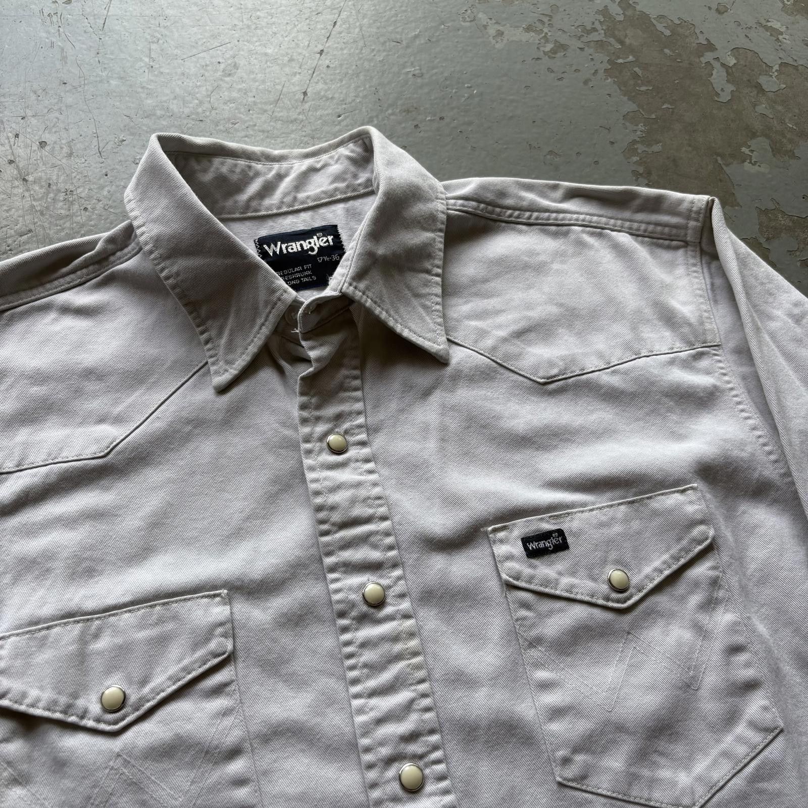 Vintage × Wrangler Vintage 90s Wrangler Brushpopper Western Pearl Snap Shirt Size US XL / EU 56 / 4 - 2 Thumbnail