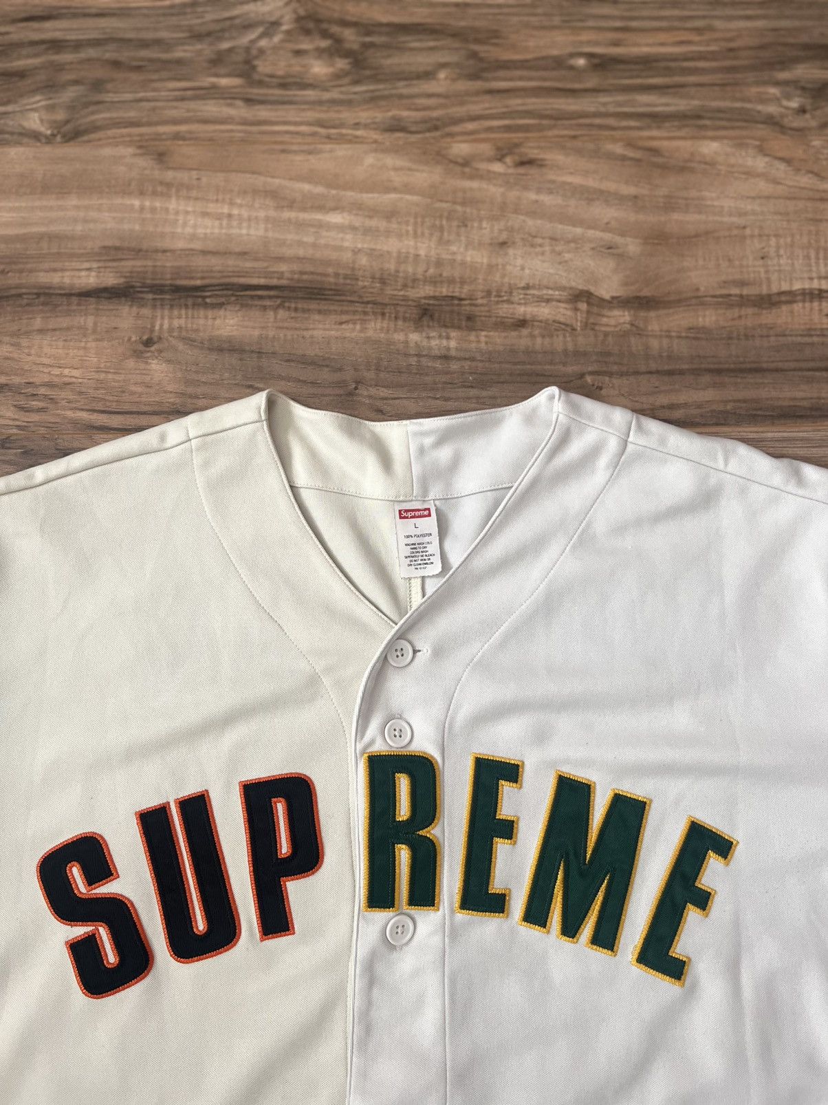 Supreme Supreme Don’t Hate Baseball Jersey Size US L / EU 52-54 / 3 - 8 Thumbnail