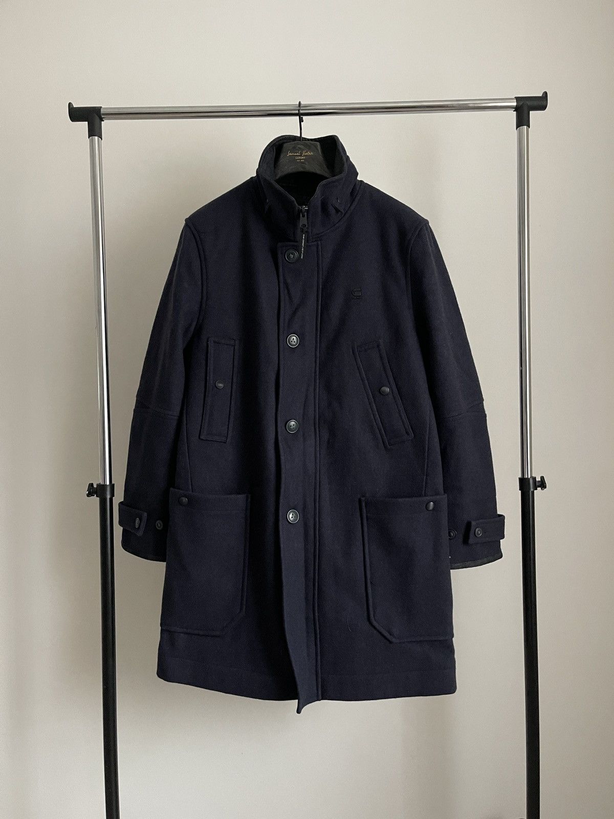 G-Star 🔥G-STAR RAW HEAVY DENIM OVERCOAT JACKET coat wool men’s Size US L / EU 52-54 / 3 - 2 Thumbnail