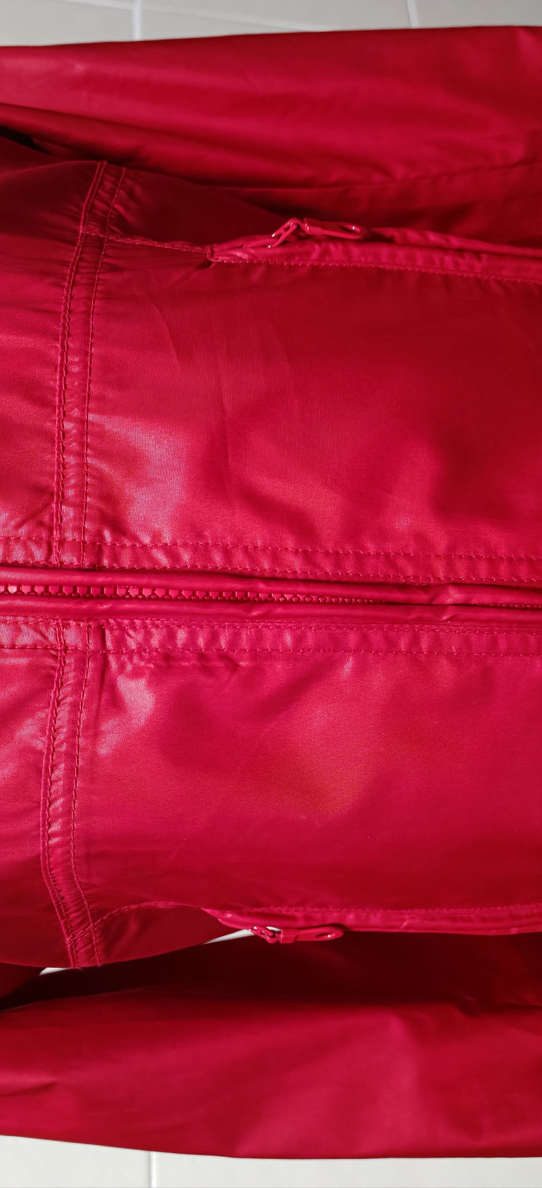 Jean Paul Gaultier Early 2000's - Biker red nylon jacket Size S / US 4 / IT 40 - 10 Thumbnail