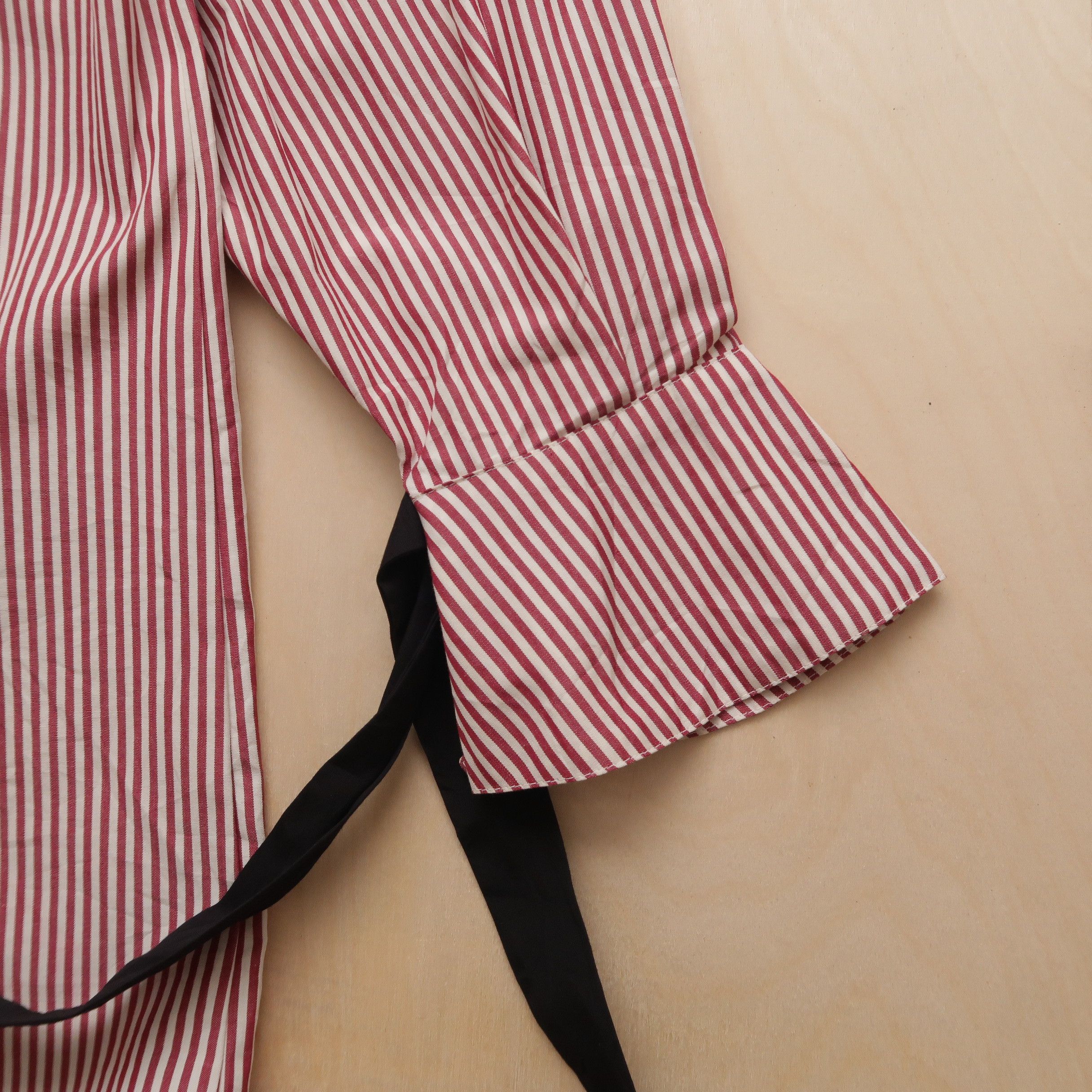 Japanese Brand 1990s Karl Lagerfeld Stripe Party Shirt Laces Size US M / EU 48-50 / 2 - 9 Thumbnail
