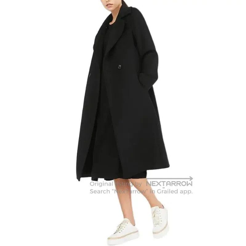 Max Mara MaxMara Elegant Black Wool Winter Coat . Size XS / US 0-2 / IT 36-38 - 9 Thumbnail
