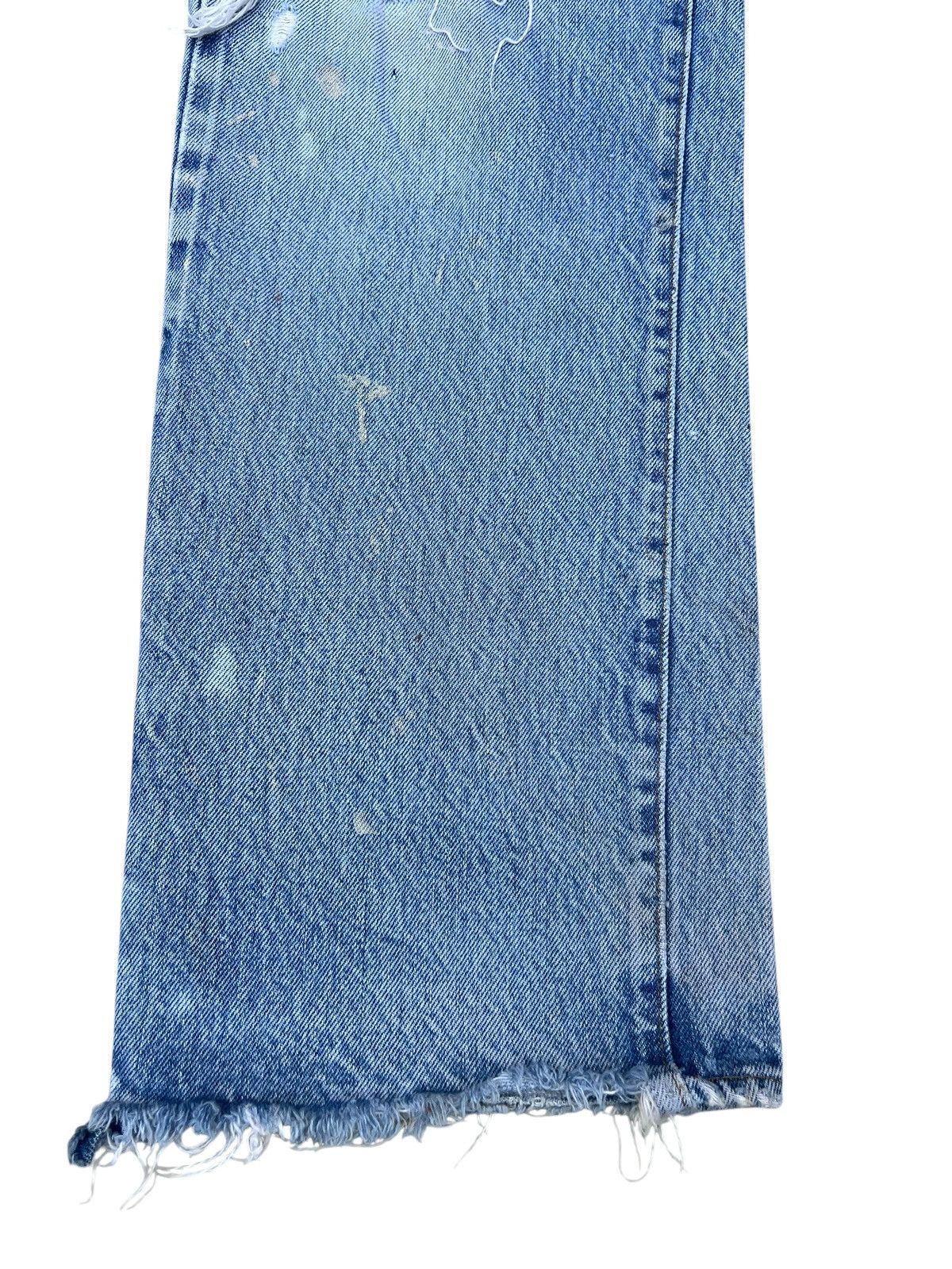 Levi's Trashed Vintage 80s Levi’s 501 Redline Selvedge Denim Jeans Size US 32 / EU 48 - 9 Thumbnail