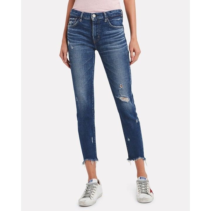MOUSSY MOUSSY VINTAGE Glendele Distressed Skinny Jeans High Rise Da Size 24" / US 00 / IT 34 - 2 Thumbnail