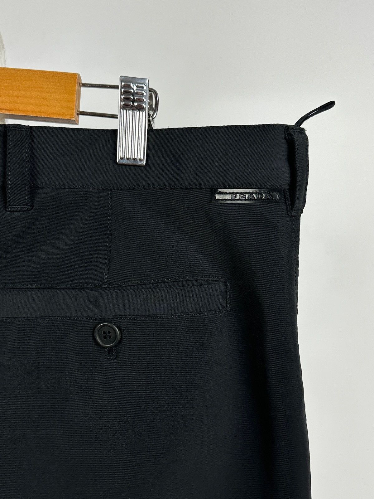 Prada Vintage Prada Black Tab Trousers Pants Size US 36 / EU 52 - 3 Thumbnail