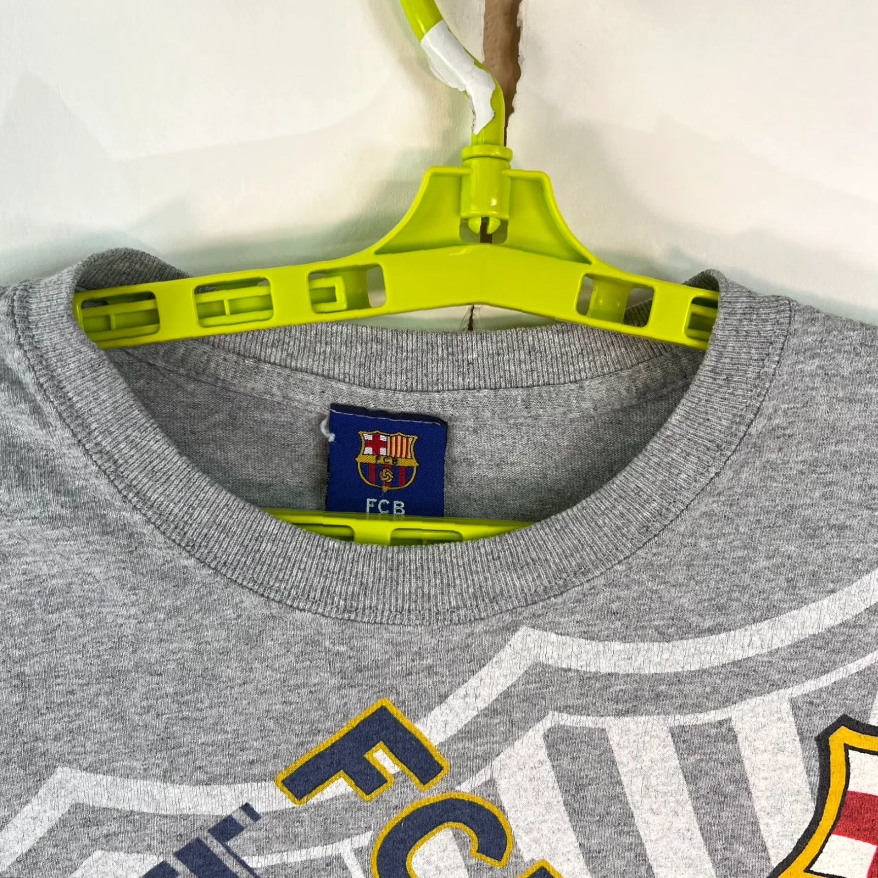 Vintage FCB Barcelona Spain Soccer T Shirt Adult Size M Gray Graphic Tee Size US M / EU 48-50 / 2 - 5 Thumbnail