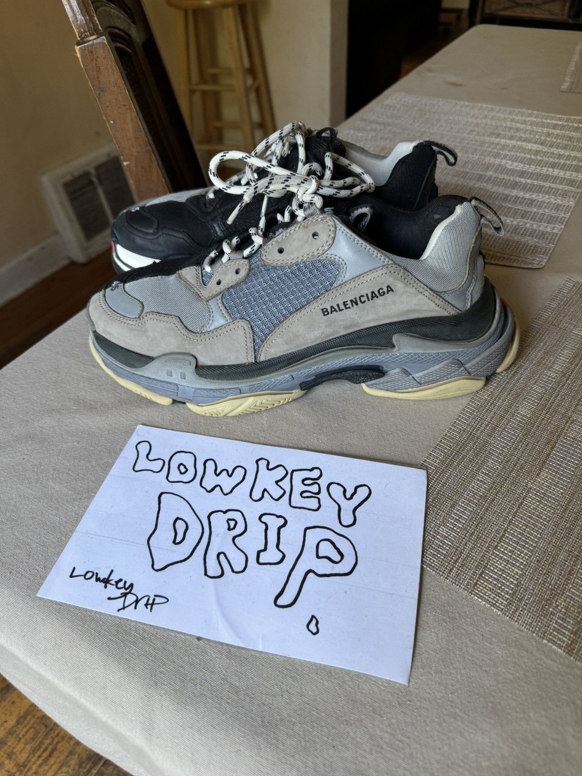 Balenciaga Balenciaga Triple S Sneaker 'Split' Size US 12 / EU 45 - 1 Thumbnail
