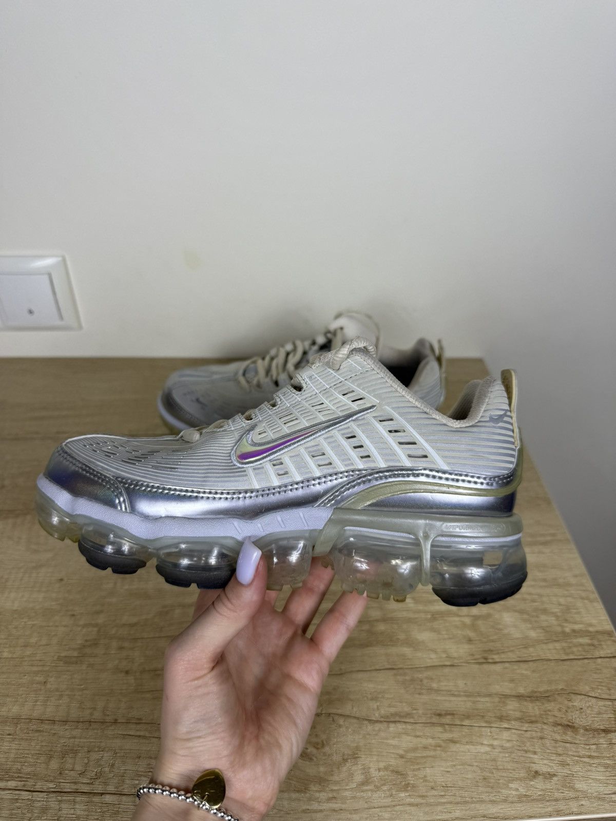 Nike Nike Air VaporMax 360 “Metallic Silver” – Size 7W / 38 Size US 7 / IT 37 - 1 Thumbnail