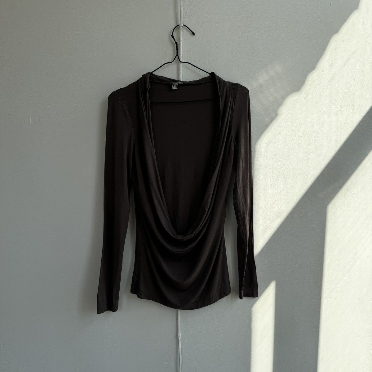 Vintage Bandolera Modal Open Neck Long Sleeve Size M / US 6-8 / IT 42-44 - 5 Thumbnail