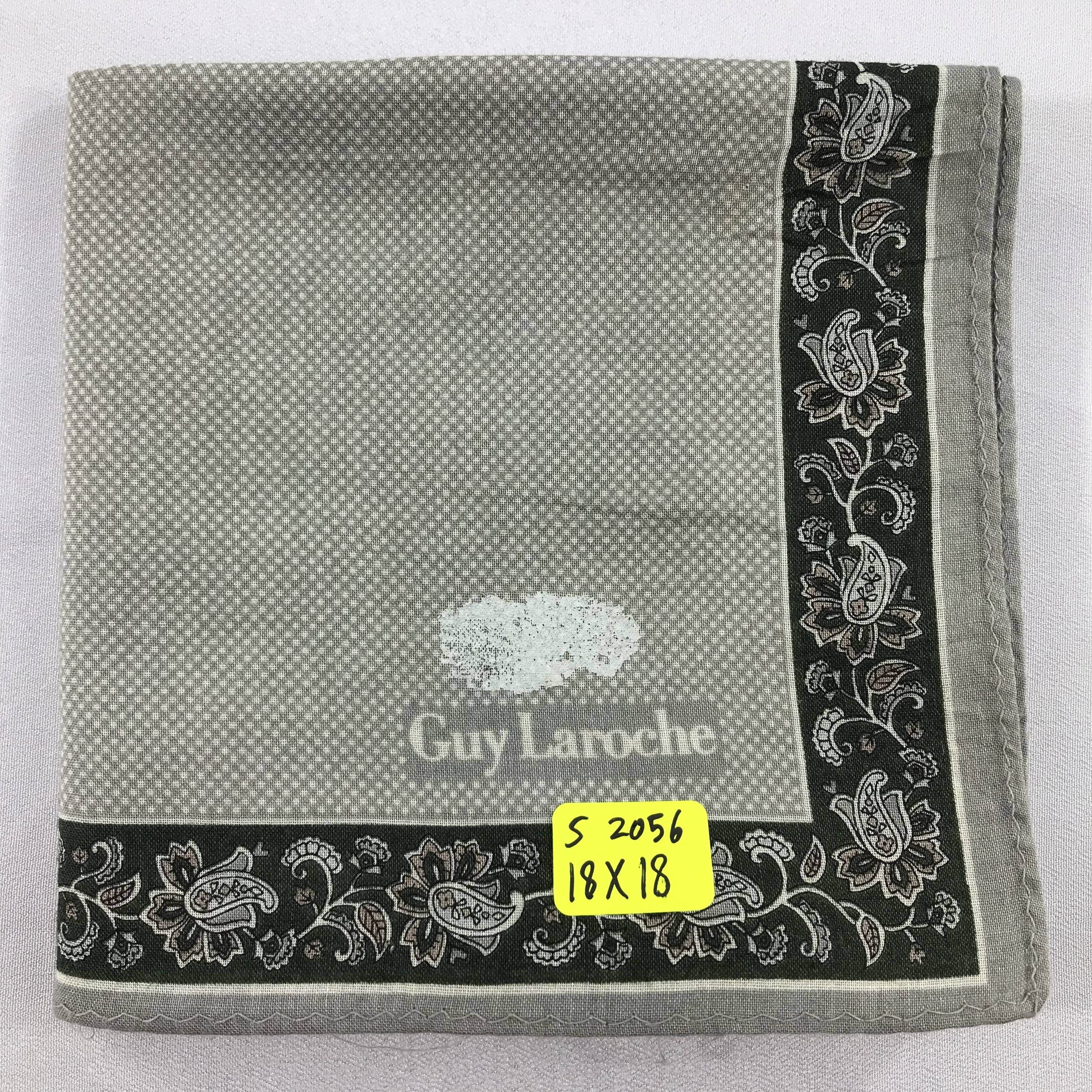 Guy Laroche × Vintage Guy Laroche Bandana / Handkerchief / Neckerchief - S2056 Size ONE SIZE - 5 Thumbnail