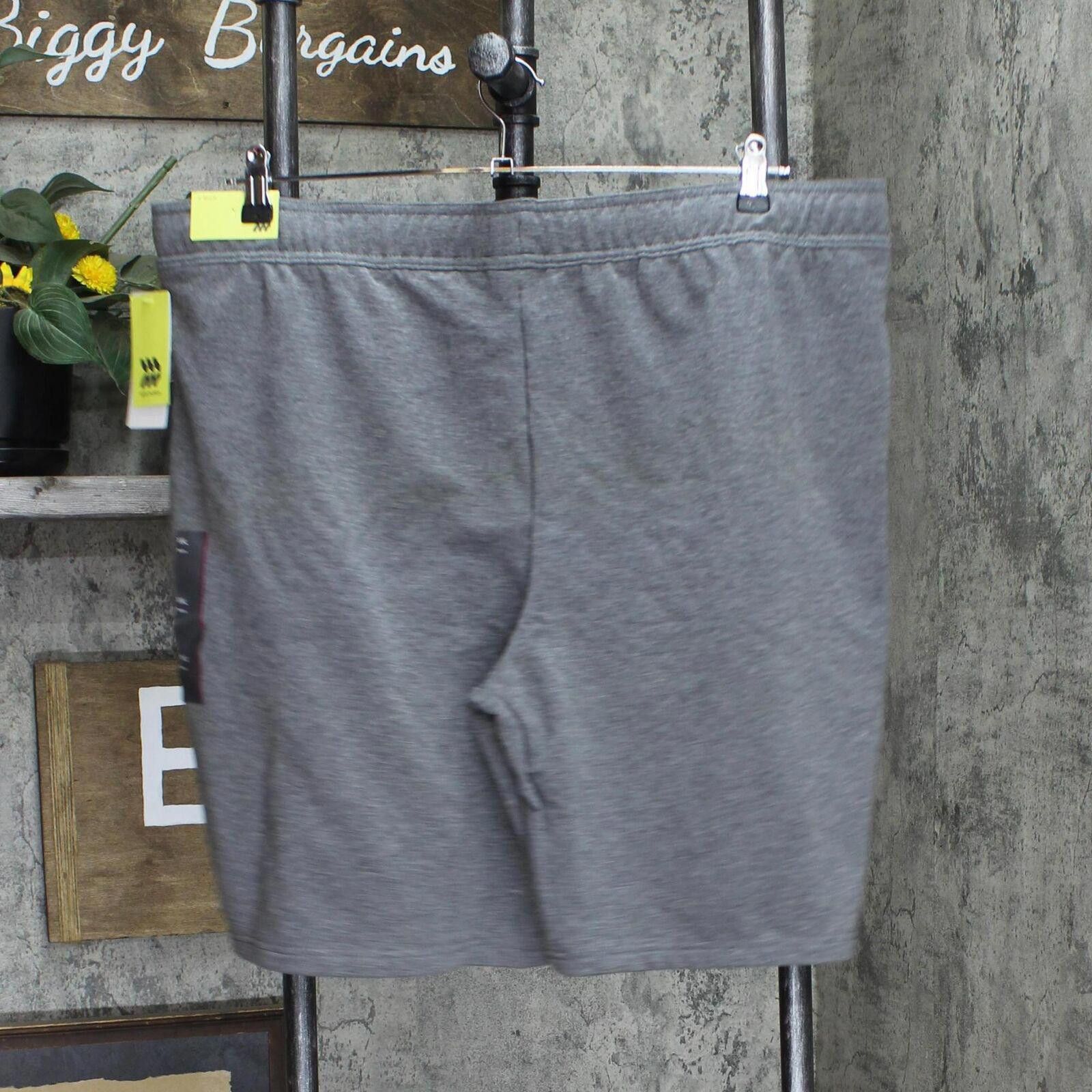 Designer NWT All In Motion Men's Soft Gym Shorts 9" 87226092 Gray 2XL Size US 32 / EU 48 - 2 Thumbnail