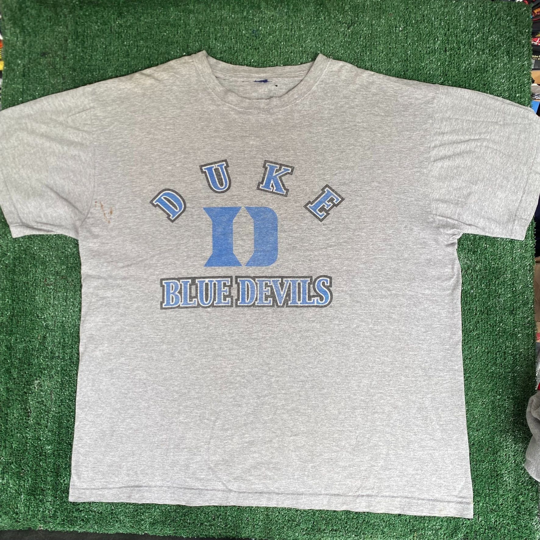 Vintage Vintage 90s Duke University Shirt Blue Devils College Tee Size US XL / EU 56 / 4 - 1 Thumbnail