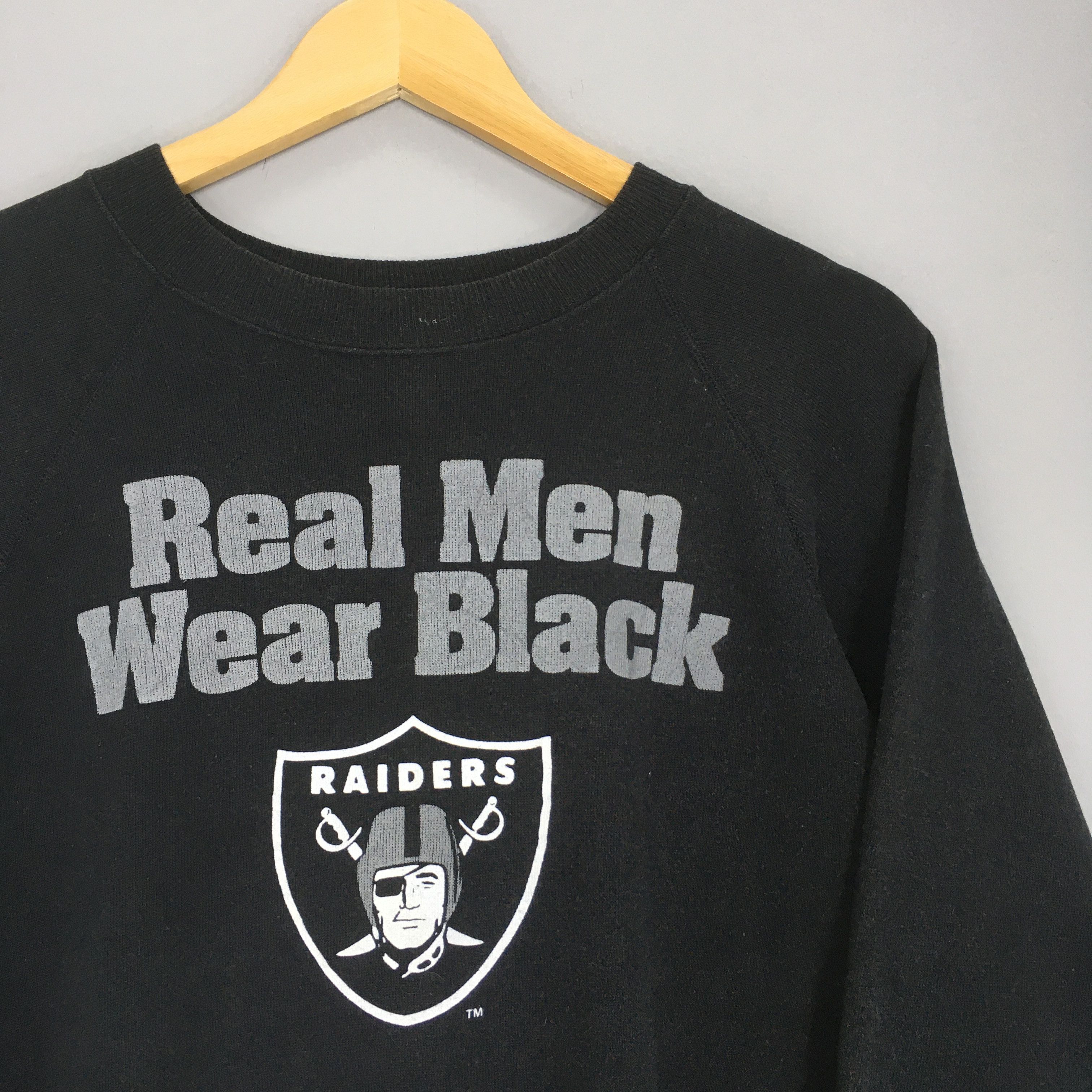 NFL × Vintage Vintage 90s Los Angeles Raiders NFL Sweatshirt Large Size US L / EU 52-54 / 3 - 2 Thumbnail