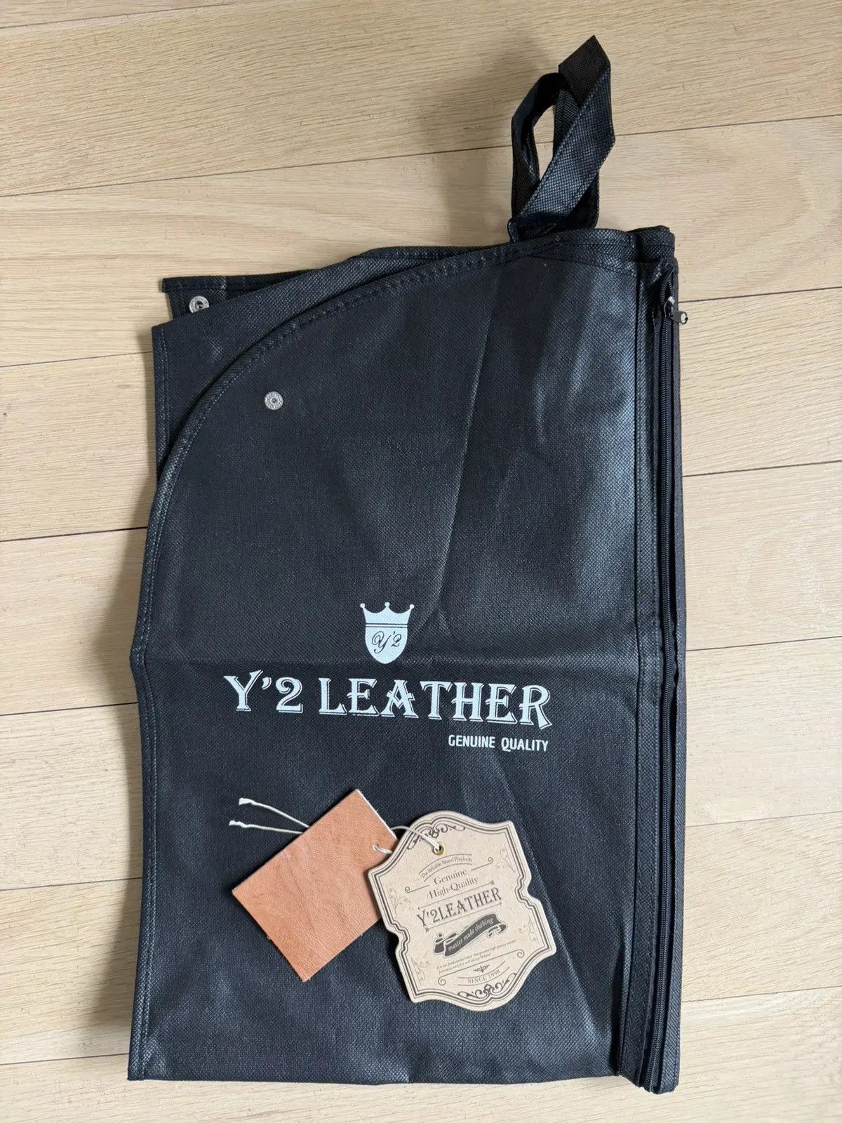Y'2 Leather Y’2 Kakishibu Persimmon Tanned Horsehide Type 1 38/S Size US S / EU 44-46 / 1 - 11 Thumbnail