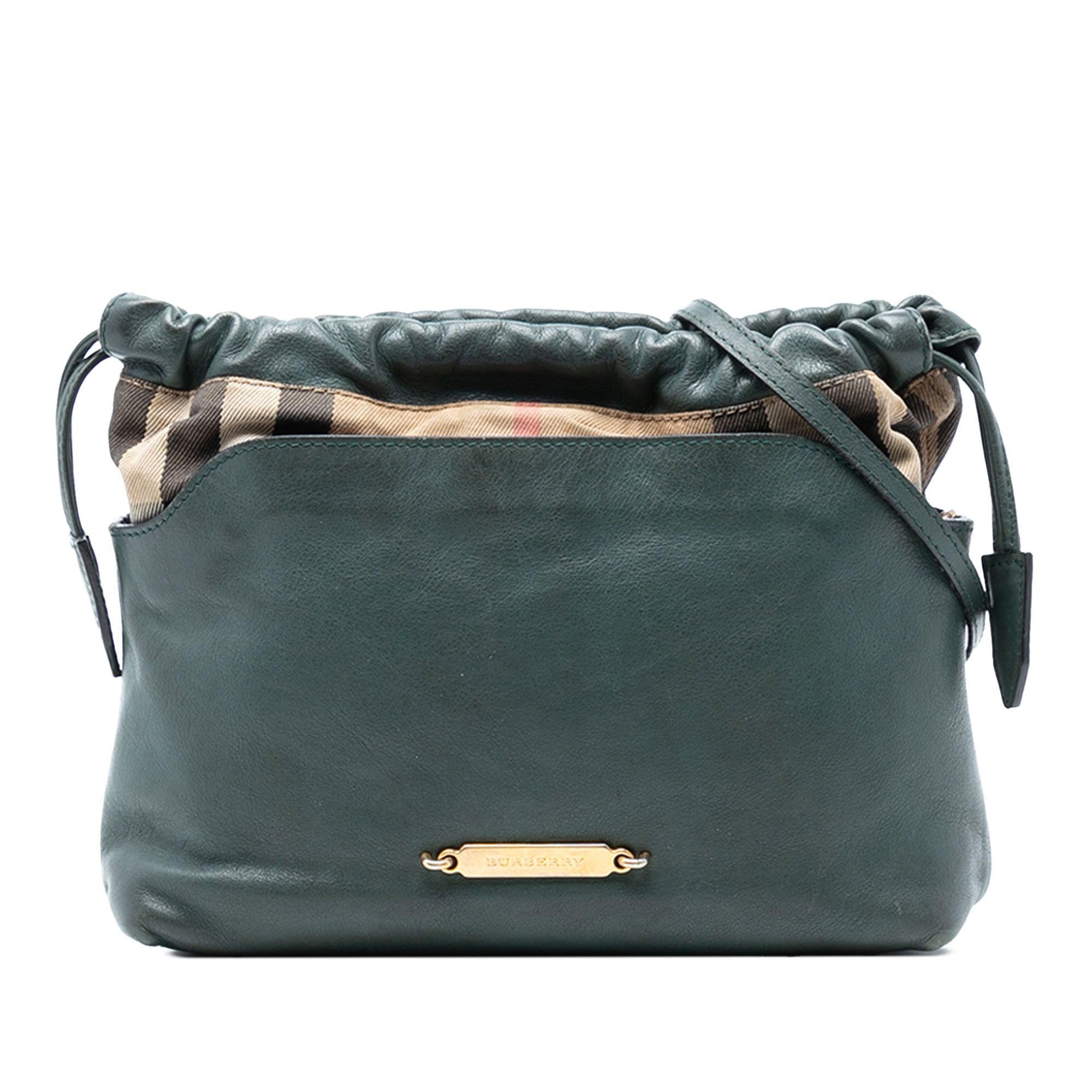 Burberry Burberry House Check Canvas and Calfskin Little Crush Crossbody Size ONE SIZE - 1 Thumbnail
