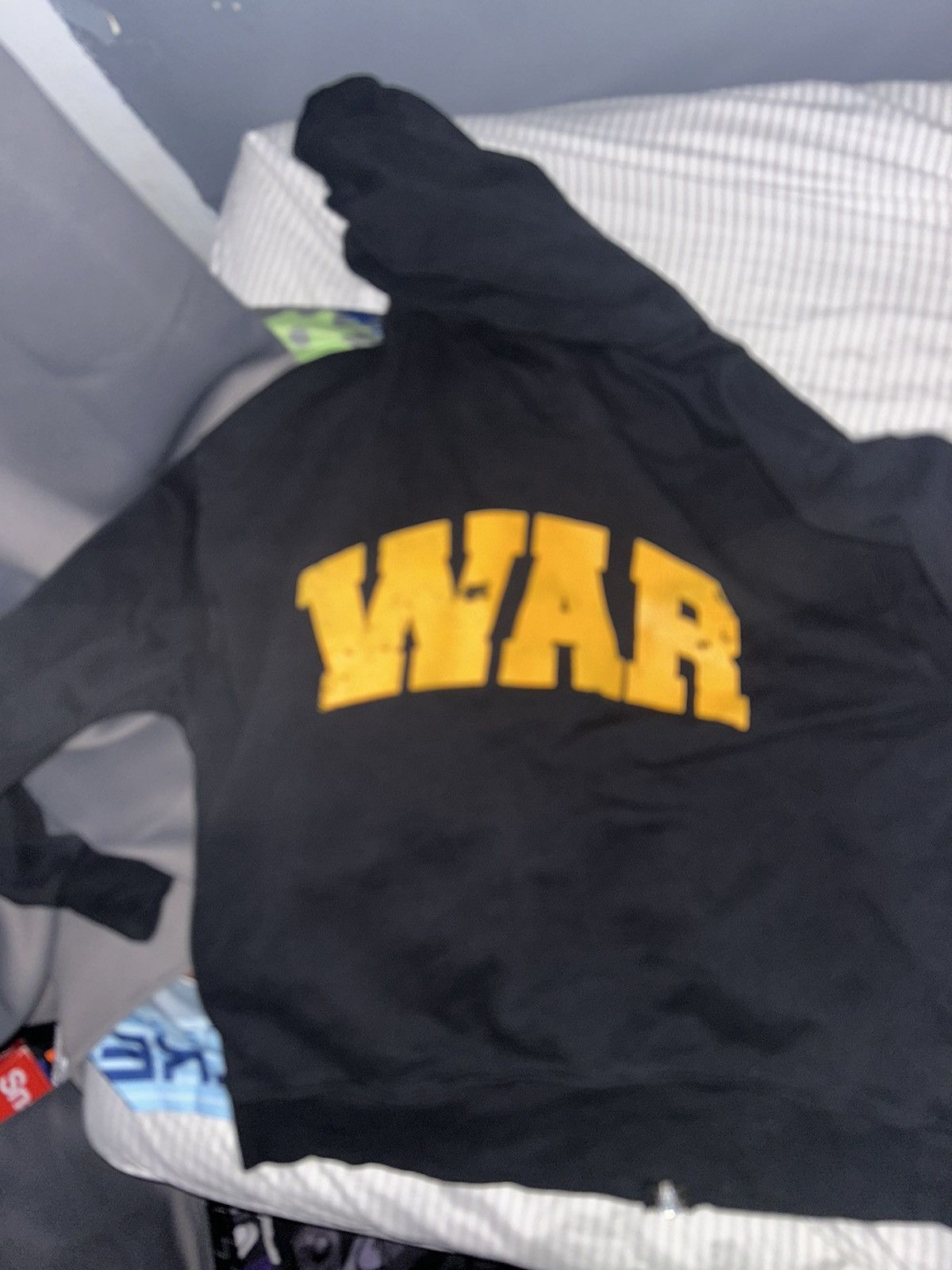 Designer × Vintage 74 IS WAR COLUMBINE HOODIE Size US L / EU 52-54 / 3 - 4 Thumbnail