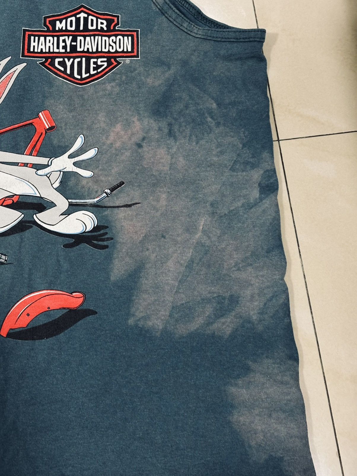 Harley Davidson Vintage 1993 Harley-Davidson x Looney Tunes Tank Top Size US XL / EU 56 / 4 - 7 Thumbnail