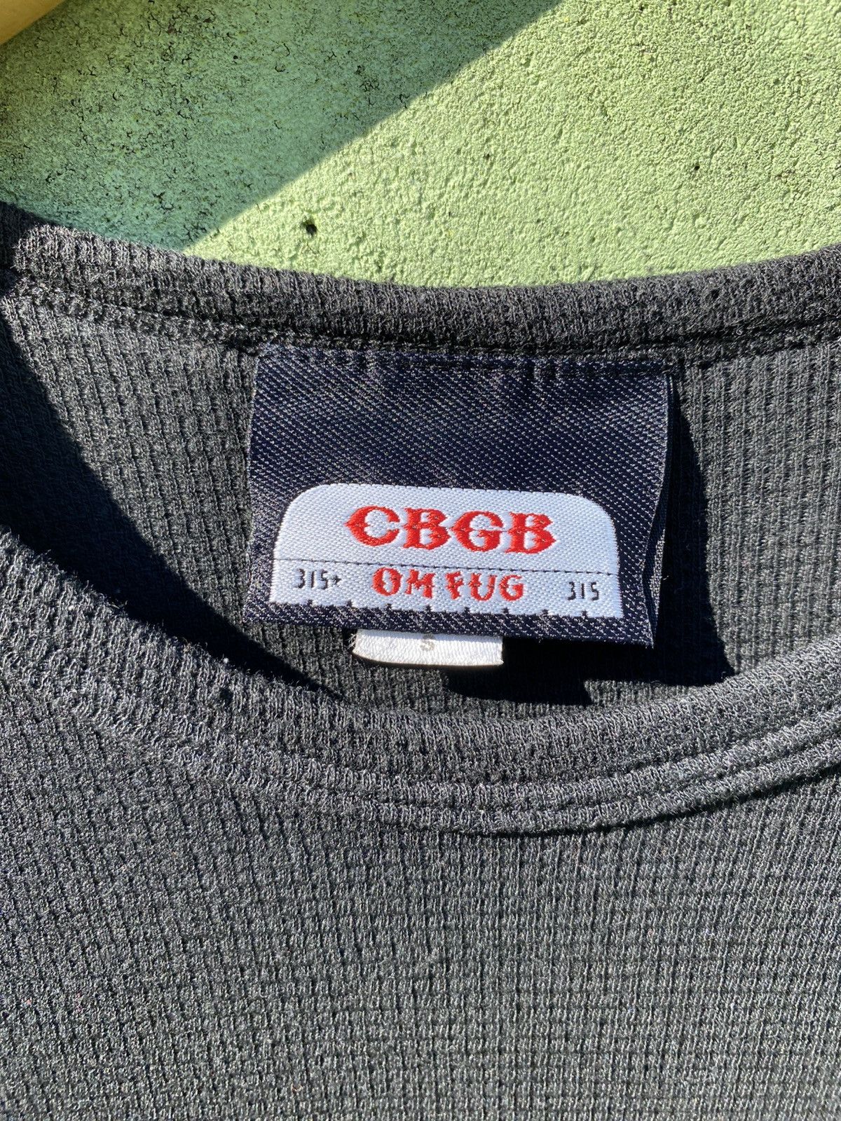 Band Tees Vintage CBGB & OMFUG Waffle Knit Tee Underground Rock Icon Size US S / EU 44-46 / 1 - 8 Thumbnail