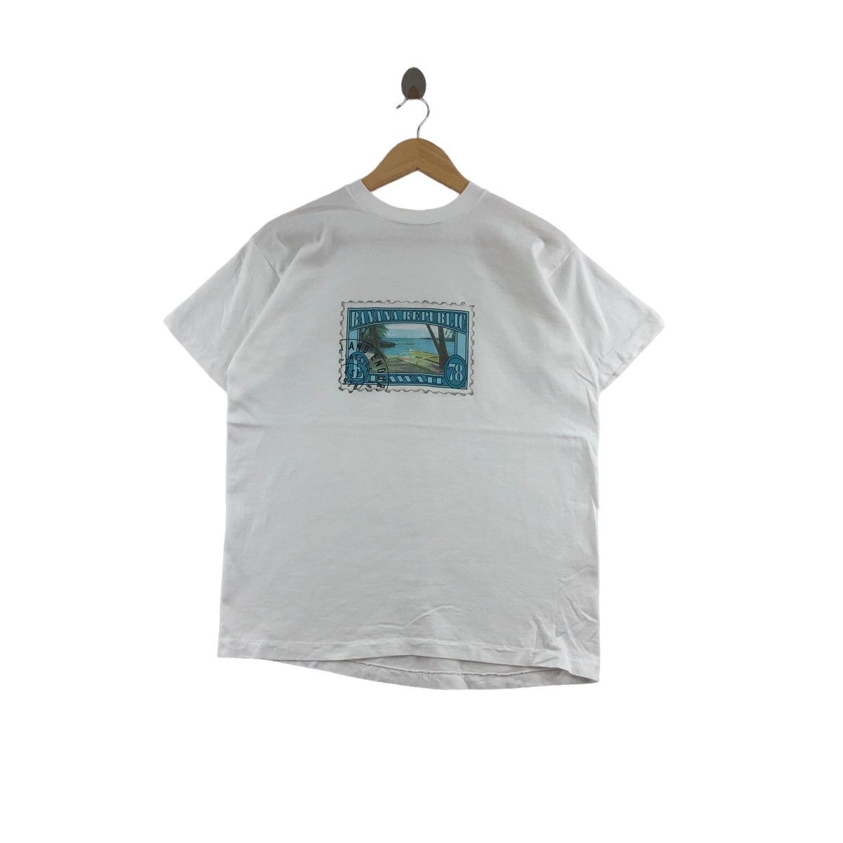 Banana Republic × Vintage Vintage 90s BANANA REPUBLIC Hawaii T-Shirt Size US M / EU 48-50 / 2 - 1 Thumbnail