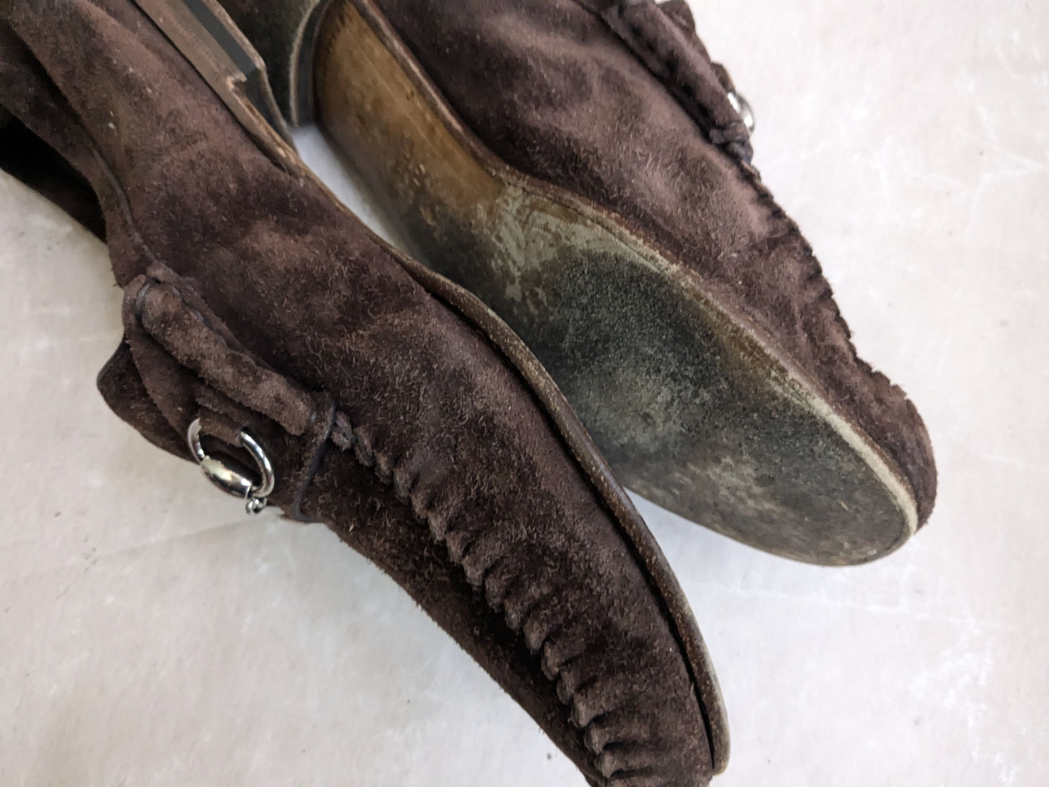 Gucci Gucci Horsebit Loafers Brown Suede Leather 9.5 Size US 9.5 / EU 42-43 - 6 Thumbnail