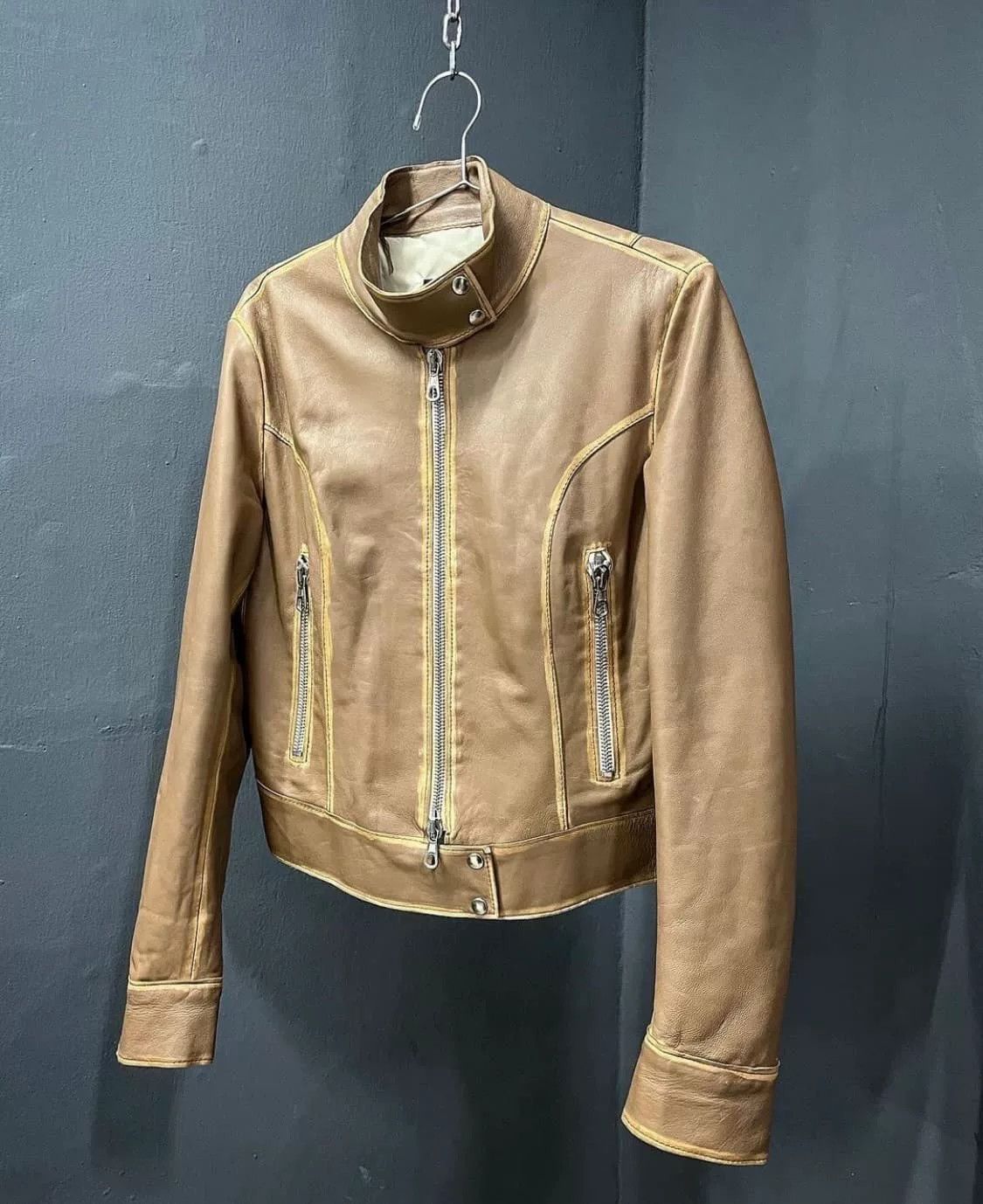 Vintage Vintage Margiela Style Leather Jacket Size US M / EU 48-50 / 2 - 1 Thumbnail